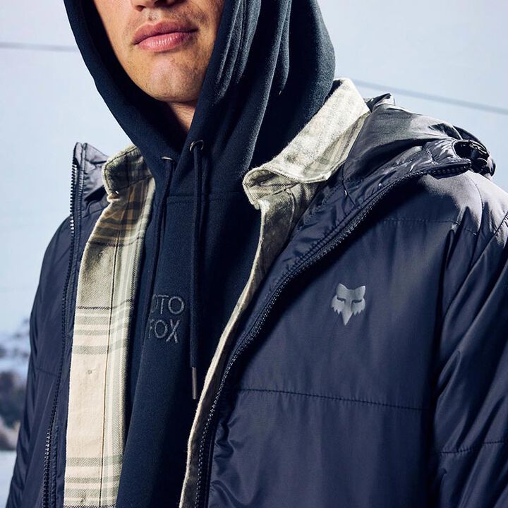 Male model wearing the Ridgeway Jacket for Men