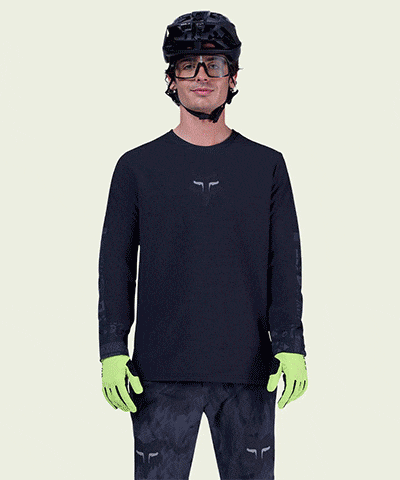 man in an mtb gear kit